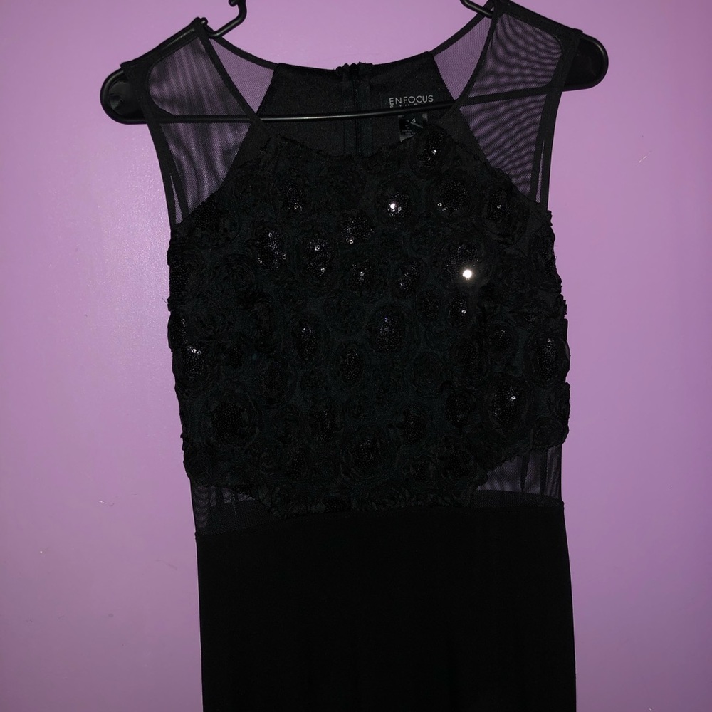 Black long dress